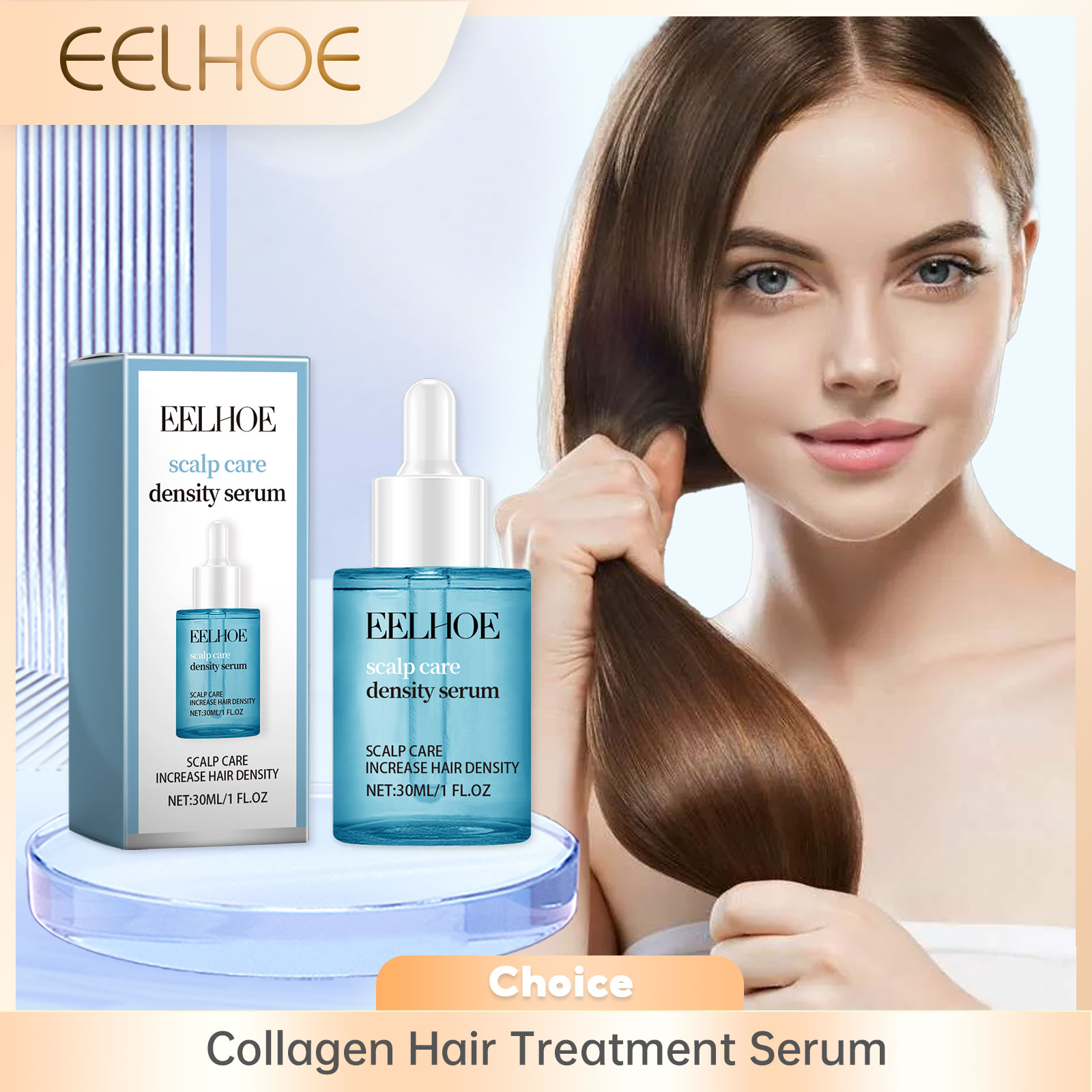 Hair Care Vitamin E - EELHOE مصل علاج الشعر بالكولاجين إصلاح
