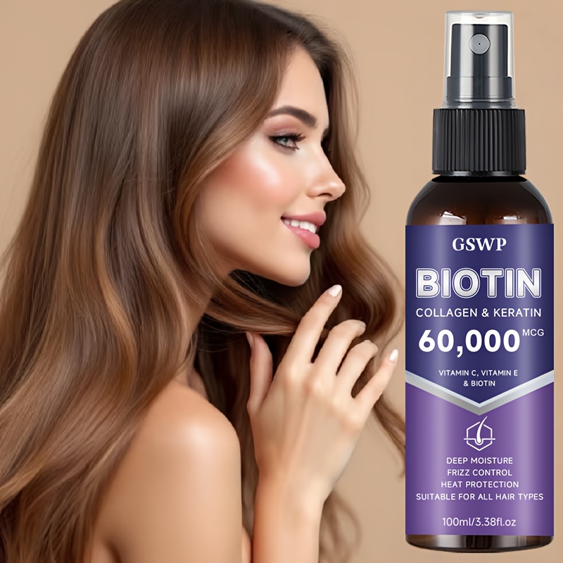 Hair Care Vitamin E - بخاخ العناية بالشعر GSWP بالبيوتين والكولاجين
