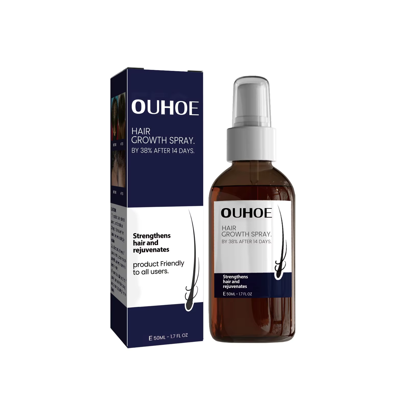 Hair Care Ouai - رذاذ نمو الشعر مغذي ومرطب وسميك