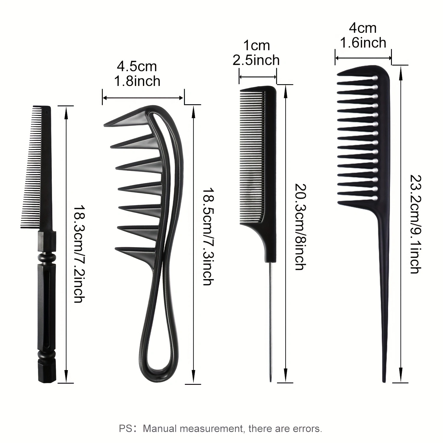 مشط متعدد الوظائف مكون من 4 قط - مراجعة Hair Care Barber Daily وسعره