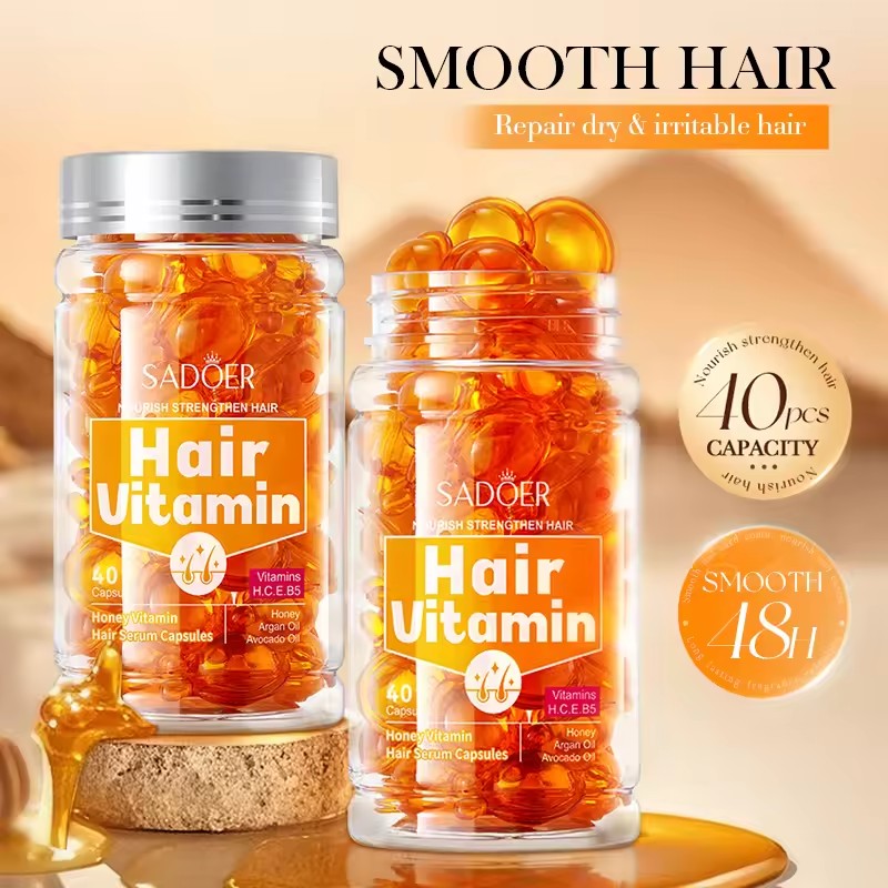 40 قطعة زيت كبسولة فيتامين الش - مراجعة Hair Care Vitamin E وسعره