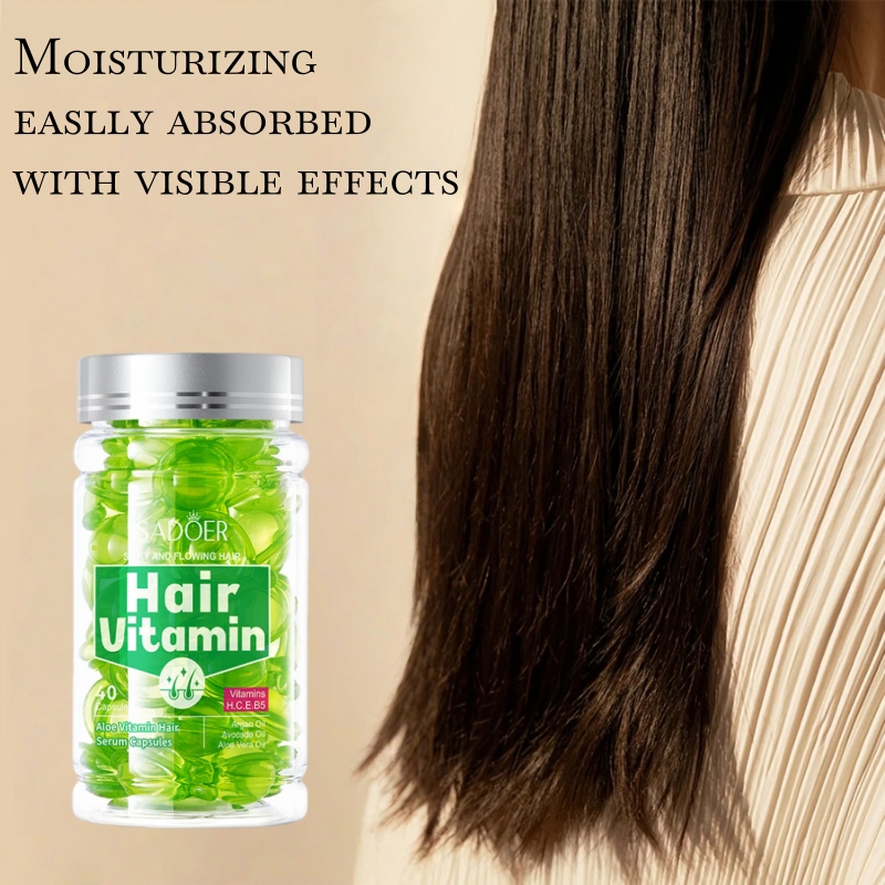 40 كبسولة من خلاصة الألوة فيرا - مراجعة Hair Care Vitamin E وسعره
