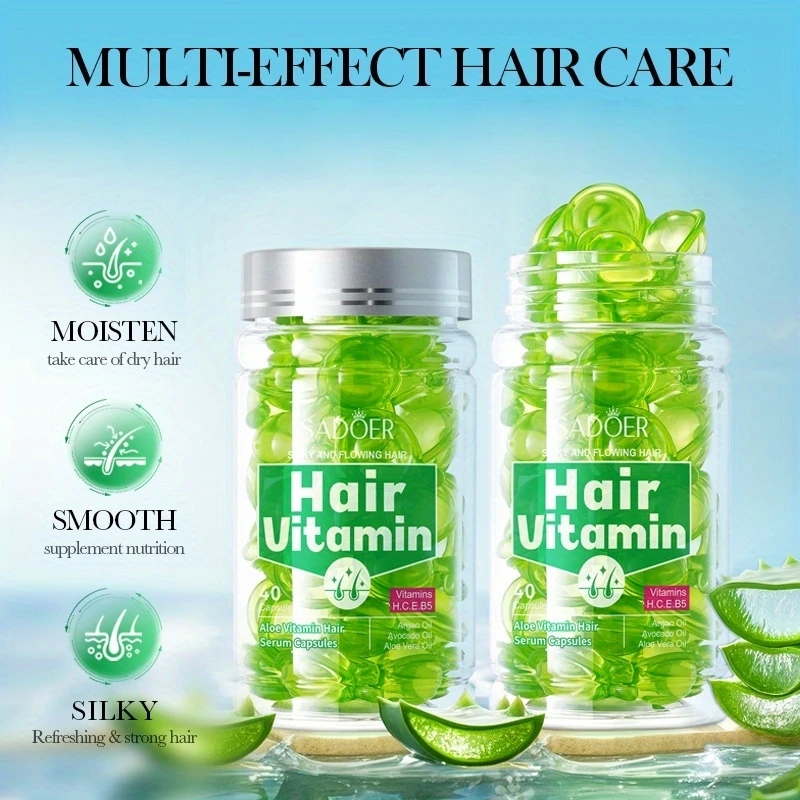 40 كبسولة من خلاصة الألوة فيرا - مراجعة Hair Care Vitamin E وسعره